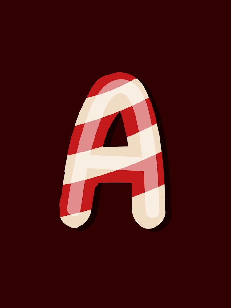 Candy Cane Christmas Letters Living Room Holiday Display 01