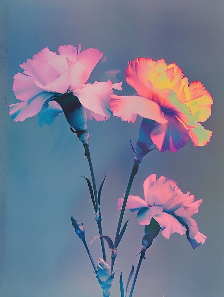 Iridescent Flower Carnation 1