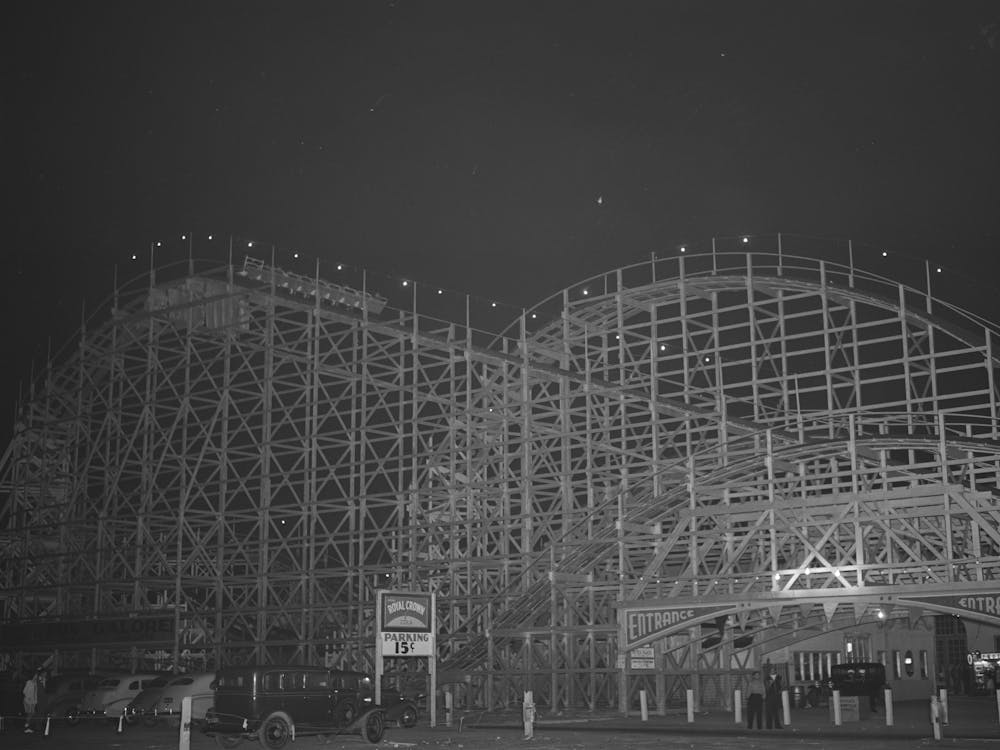 Amusement Facilities At Mission Beach, Amusement Center At San Diego, California By Russell Lee