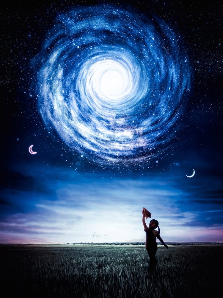 Girl With A Paper Airplane