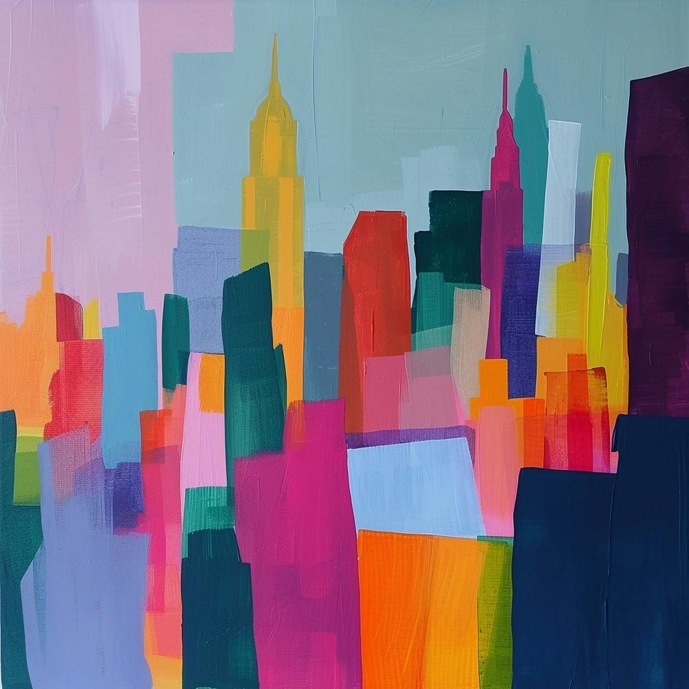 Abstract Travel Collection New York City Usa 3