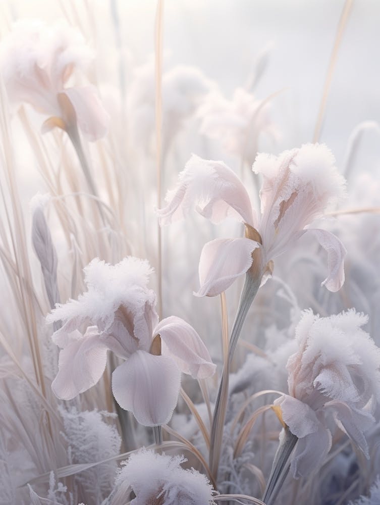 Frosty Botanical Iris 2