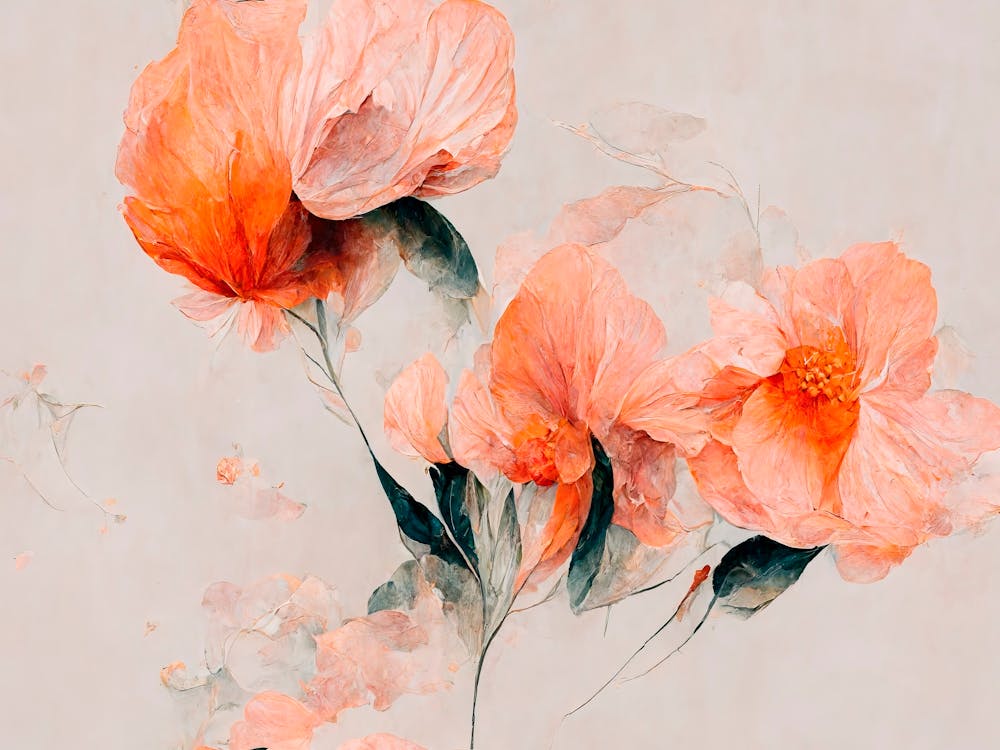 Wild Coral Flowers
