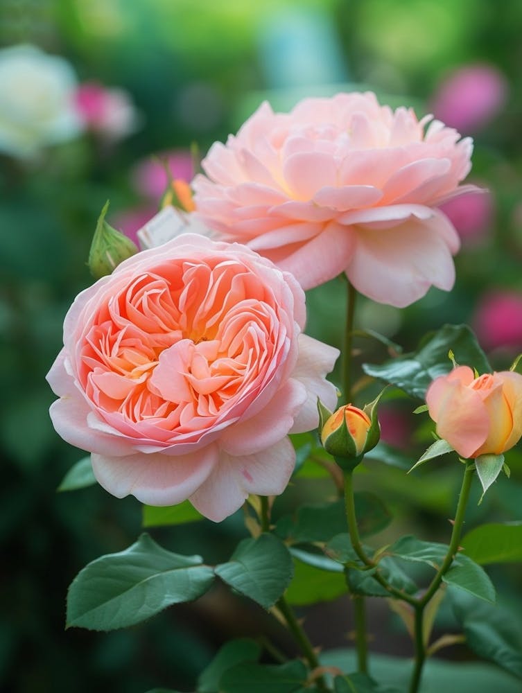 English Roses Painting Romantic 2