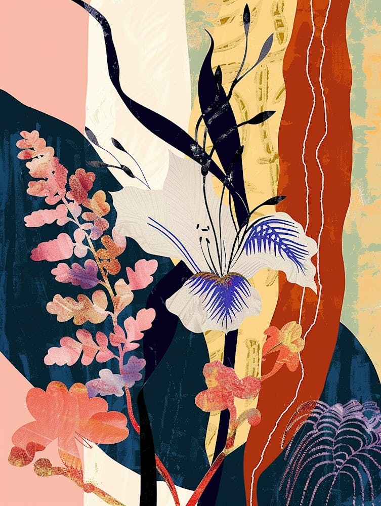 Colourful Flower Illustration Veronica 4