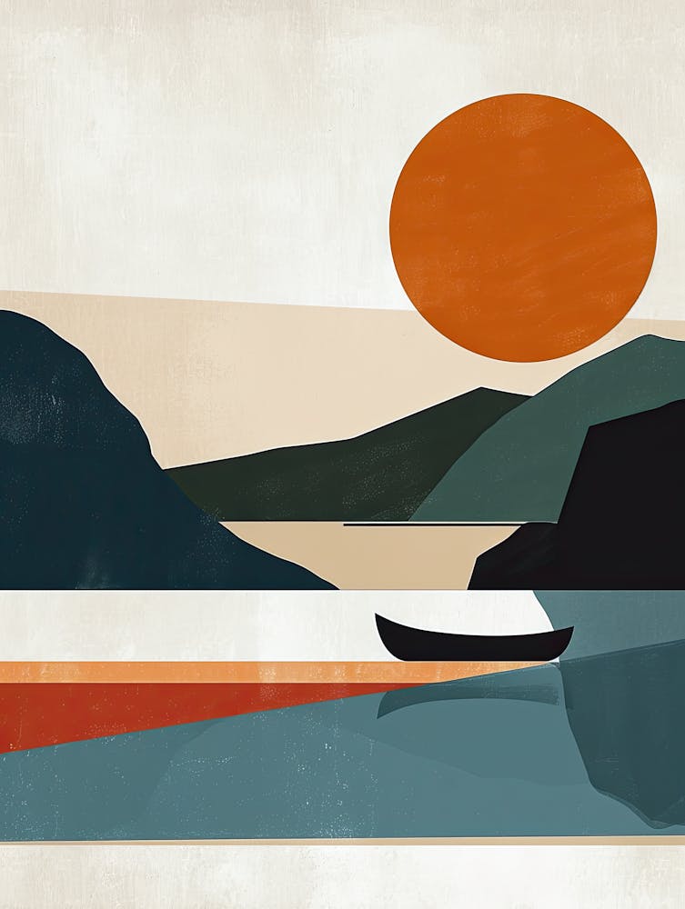 Boat In The Water, Scandinavian Simplicity