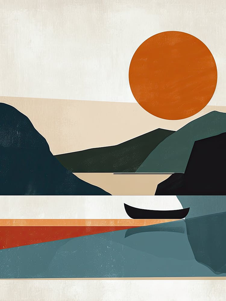 Boat In The Water, Scandinavian Simplicity