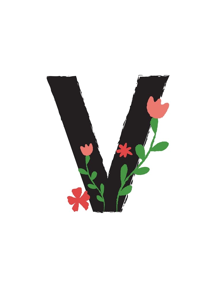 Bedroom Decor White Floral Letters Grey 22