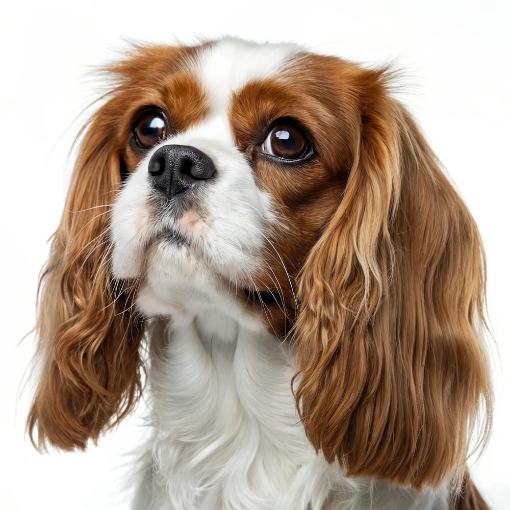Cavalier King Charles Spaniel Dog Portrait
