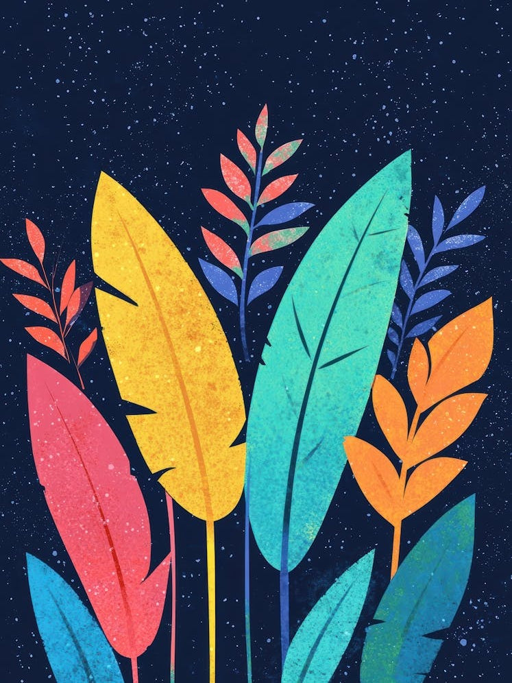 Colorful Feathers 18