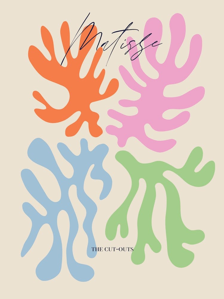 Modern Matisse Inspired Cut Outs