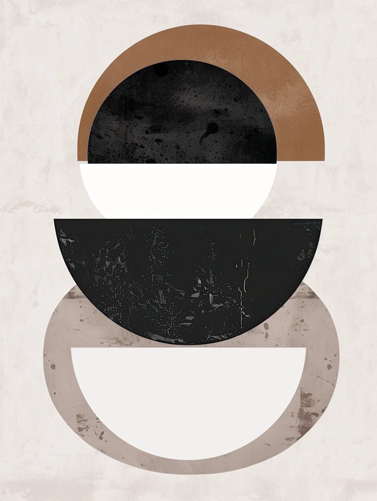Bords Irréguliers Bauhaus Minimaliste