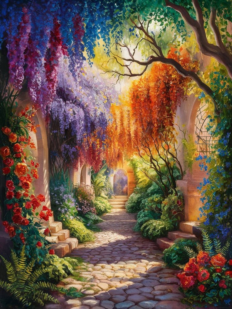 Glyzinien-Garten