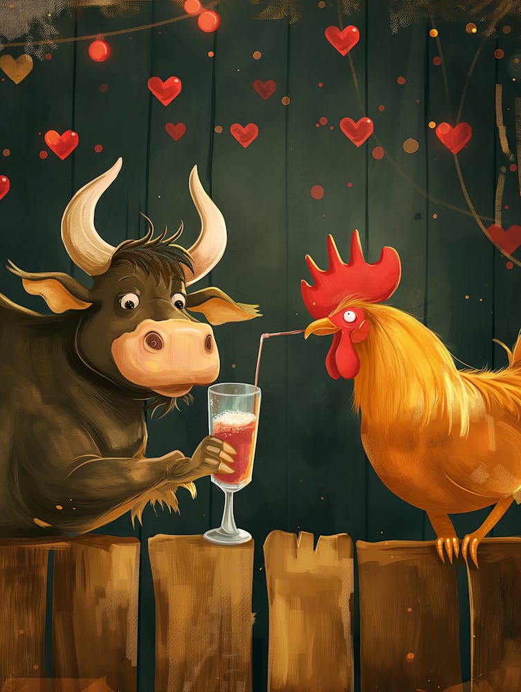 Valentinstags-Illustration