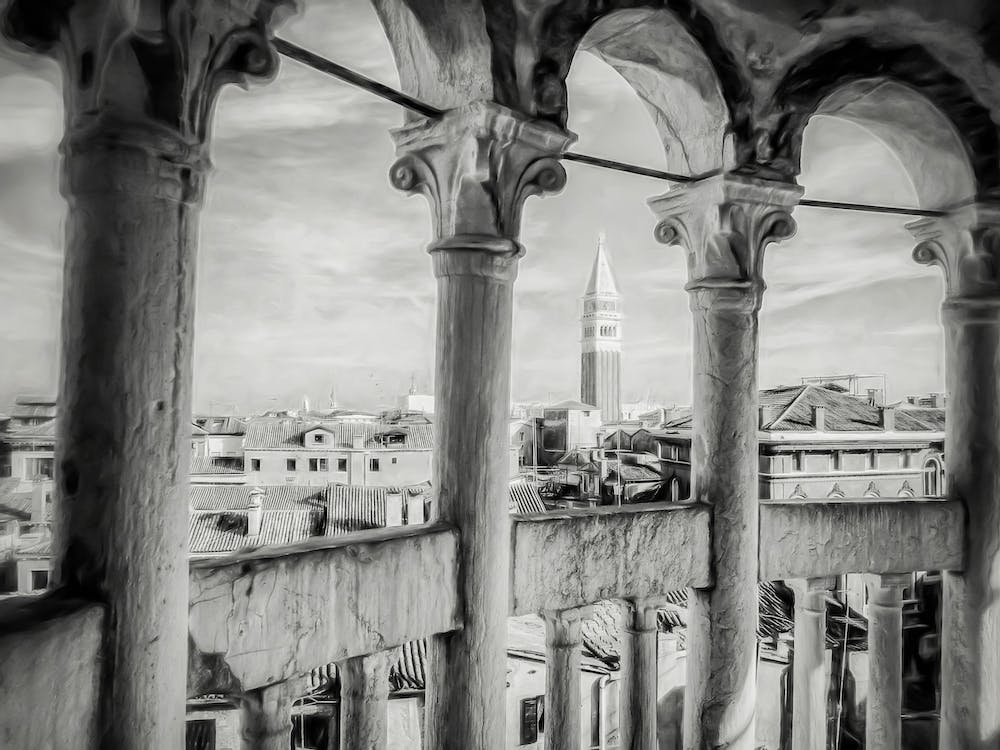 Bovolo Staircase View Of Venice