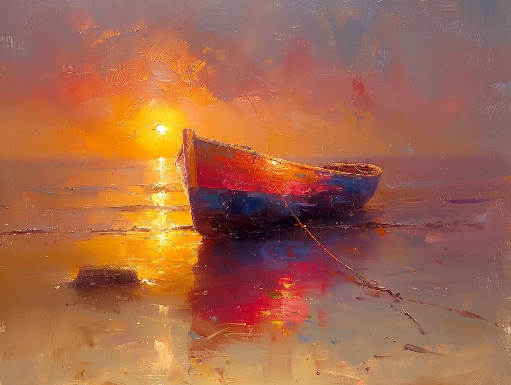 Sunset Boat