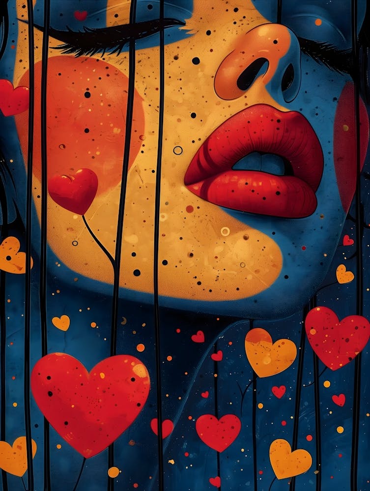 Valentine'S Day, Vibrant Pop Art