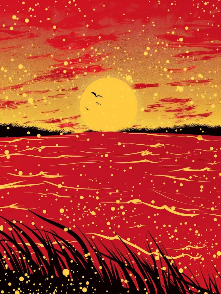Sunset Over The Water 5