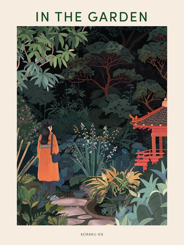 In The Garden Poster Koraku En Japan 4