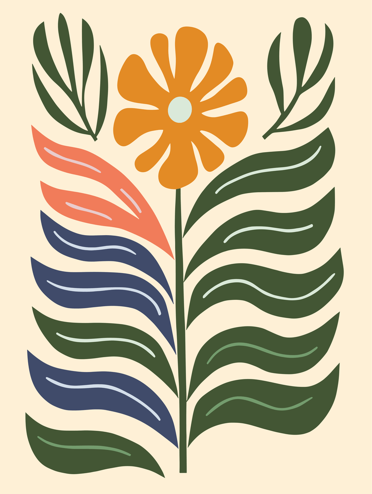 Flower On A Leaf