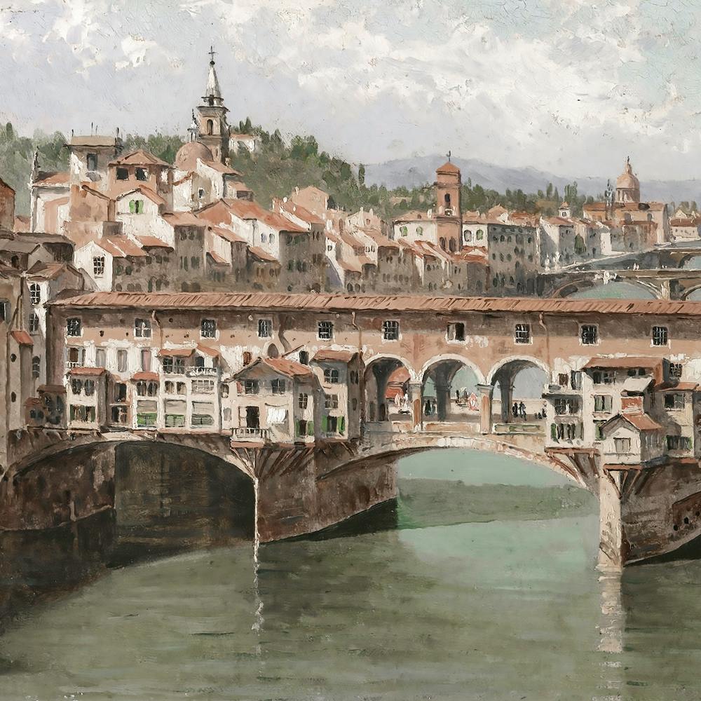 Ponte Vecchio, Italy Painting