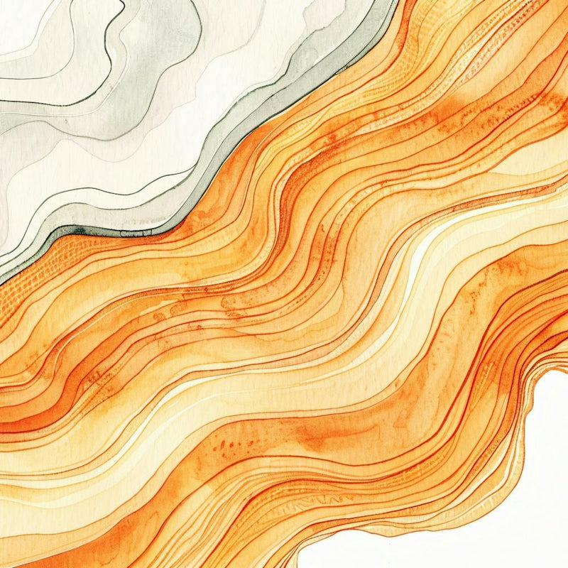 Abstraktes Aquarellgemälde 3