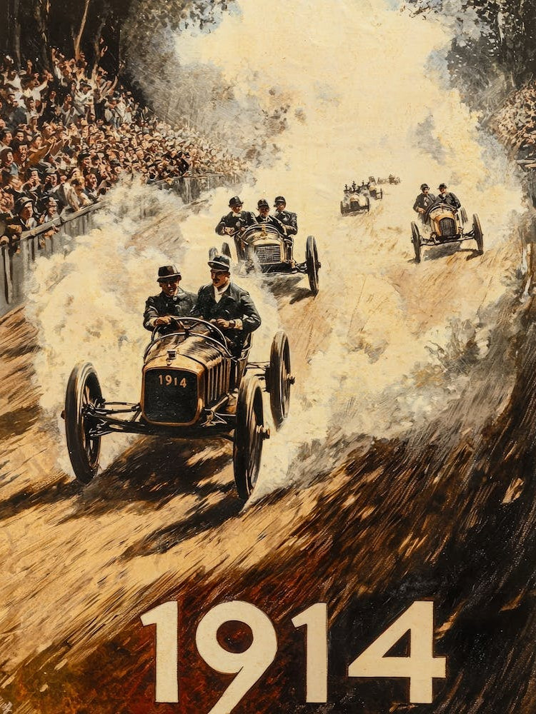 Aihrgdesign A Vintage Poster Of An Automobile Rally In 1914 F 63d1aa70 B211 4126 B81c 97a86cd0b556 2