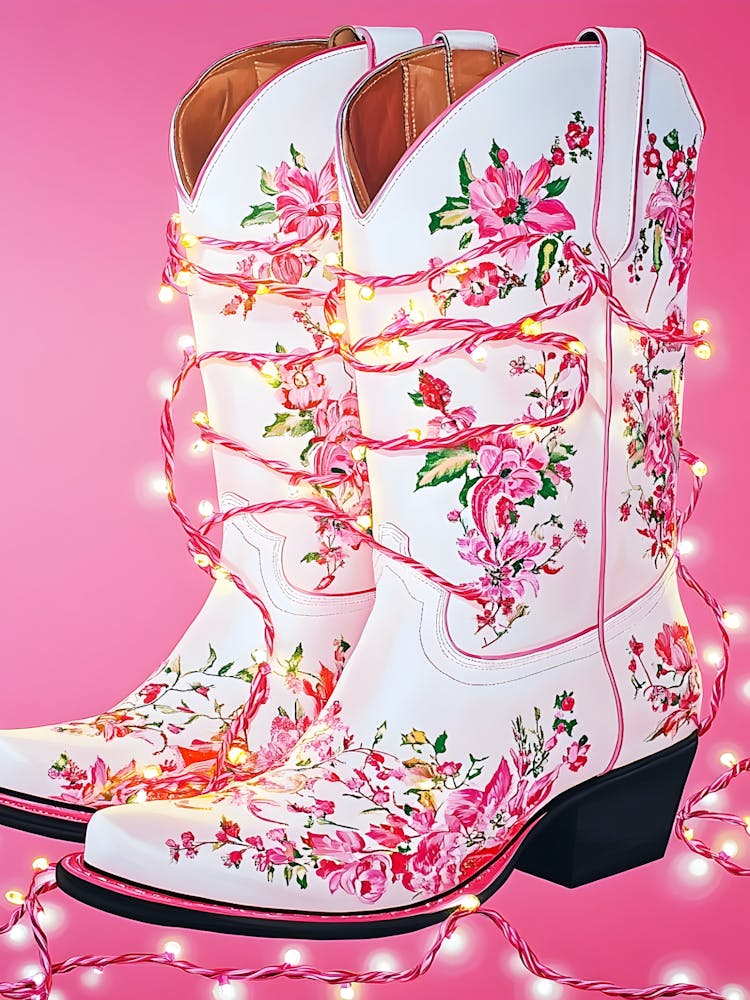 Pink Cowboy Boots 2