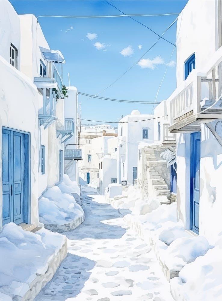 Greece In Winter