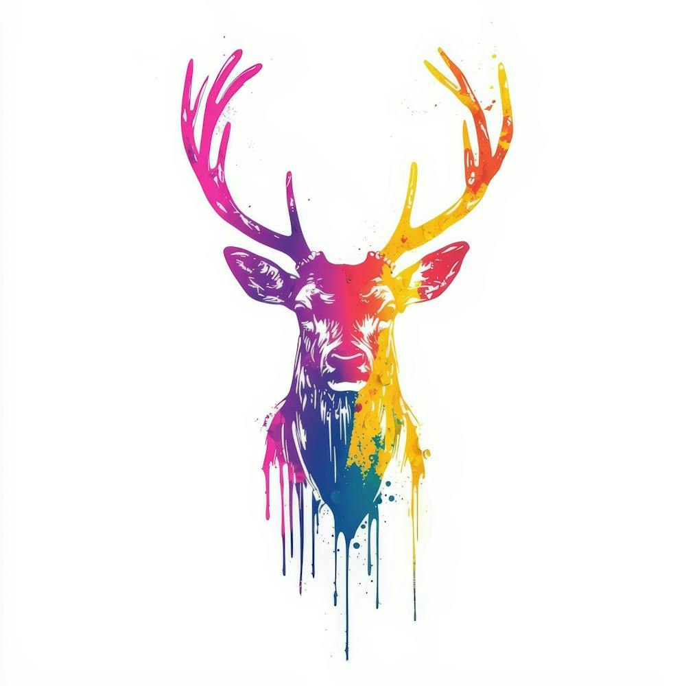 Deer Head Painting