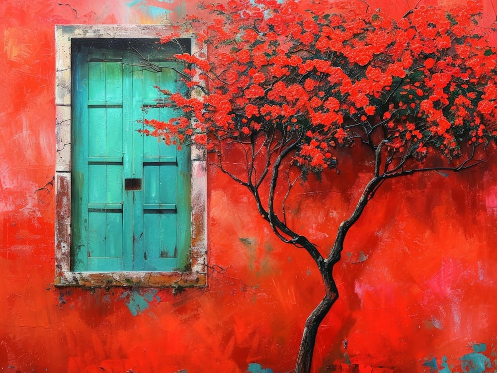 Tree In Front Of House