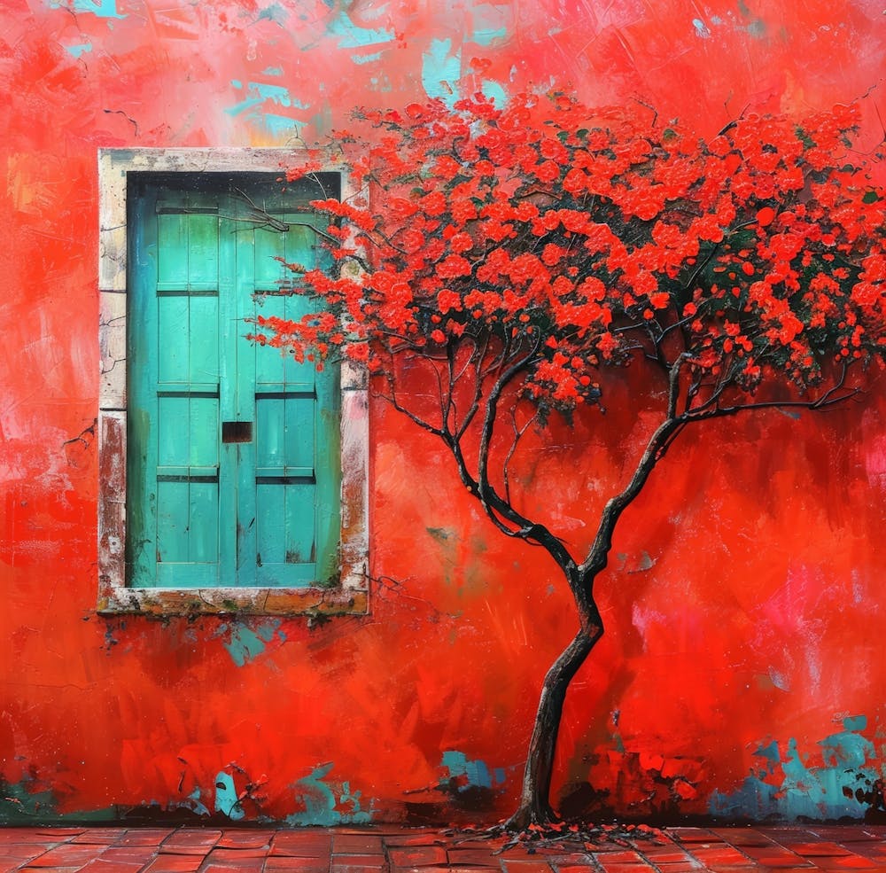 Tree In Front Of House