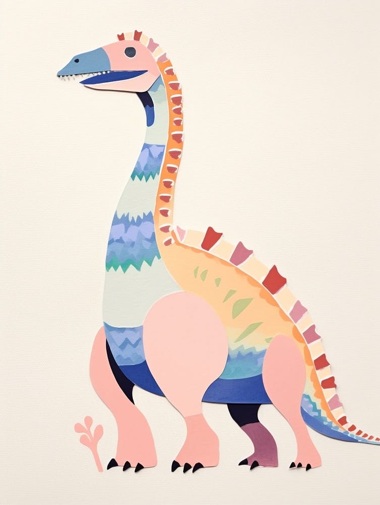 Nursery Dinosaur Art Saurophaganax 3