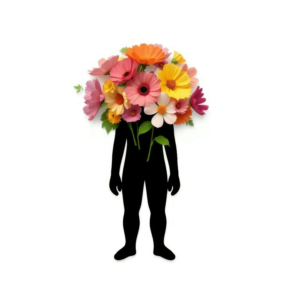 Flowers On The Head 1