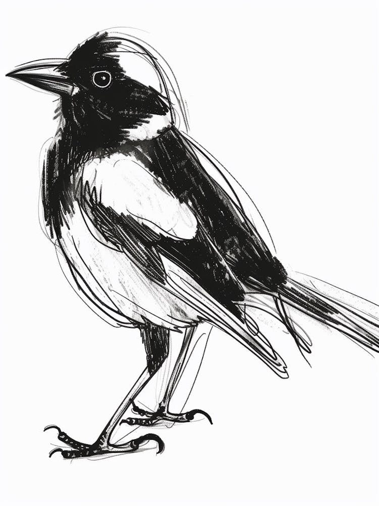 B&W Magpie