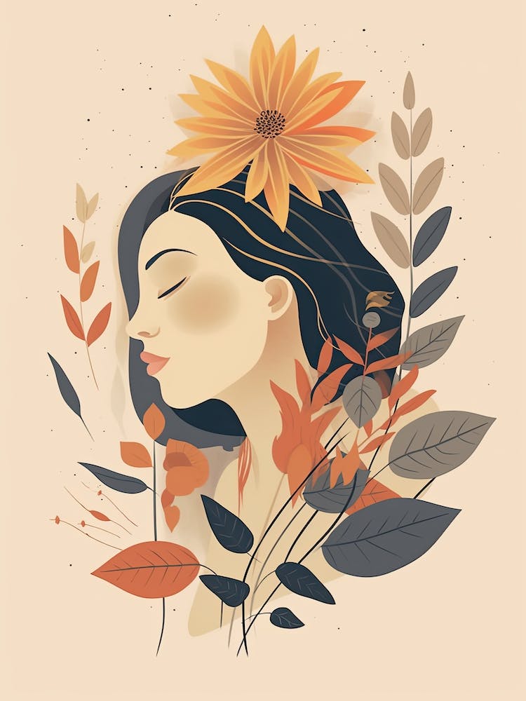 Bloom Body Woman Neutral Colours Boho Style 9