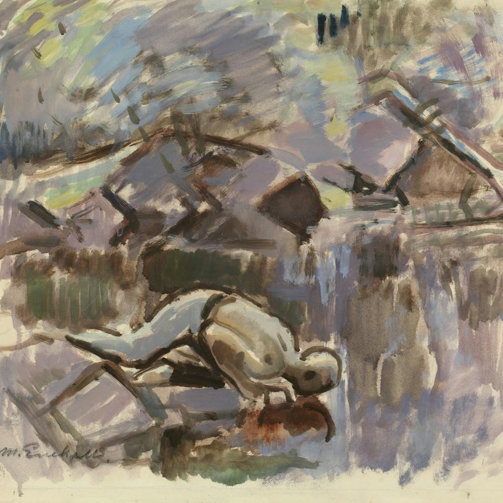 At The Spring, 1921, By Magnus Enckell