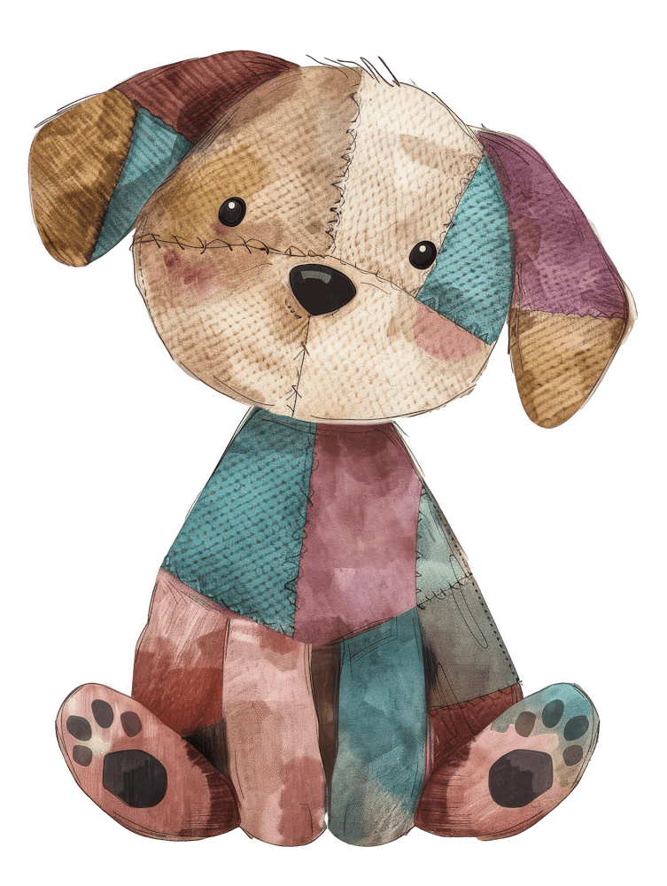 Gesteppter Hund 6