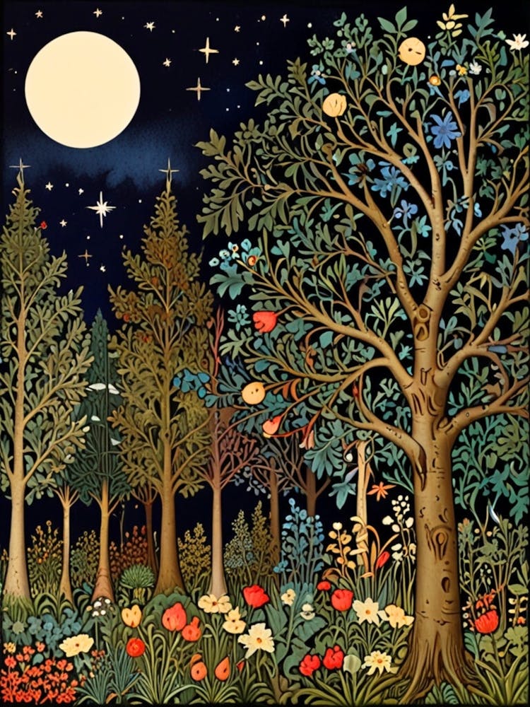 William Morris Forest At Night 30