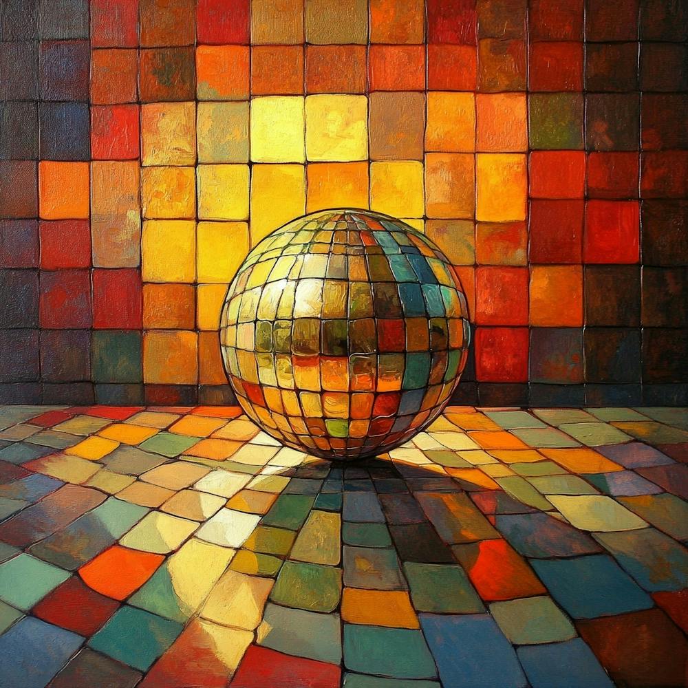 Disco Ball Art 16