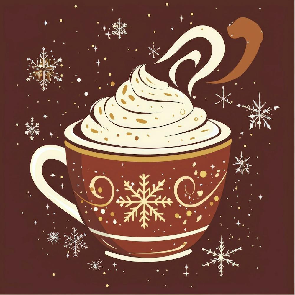 Christmas Latte print