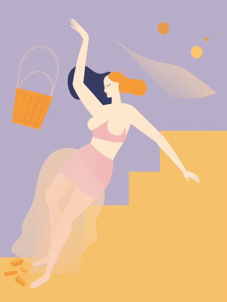 Woman With A Basket 1