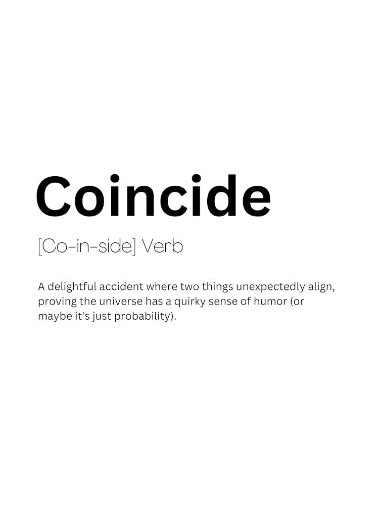 Coincide Definition Meaning 1