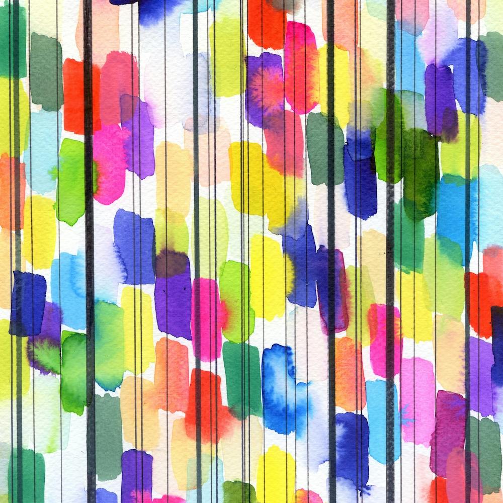 Abstract Painting with Colors