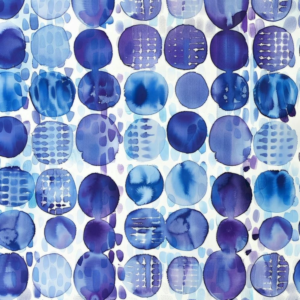 Blaue Kreise 34