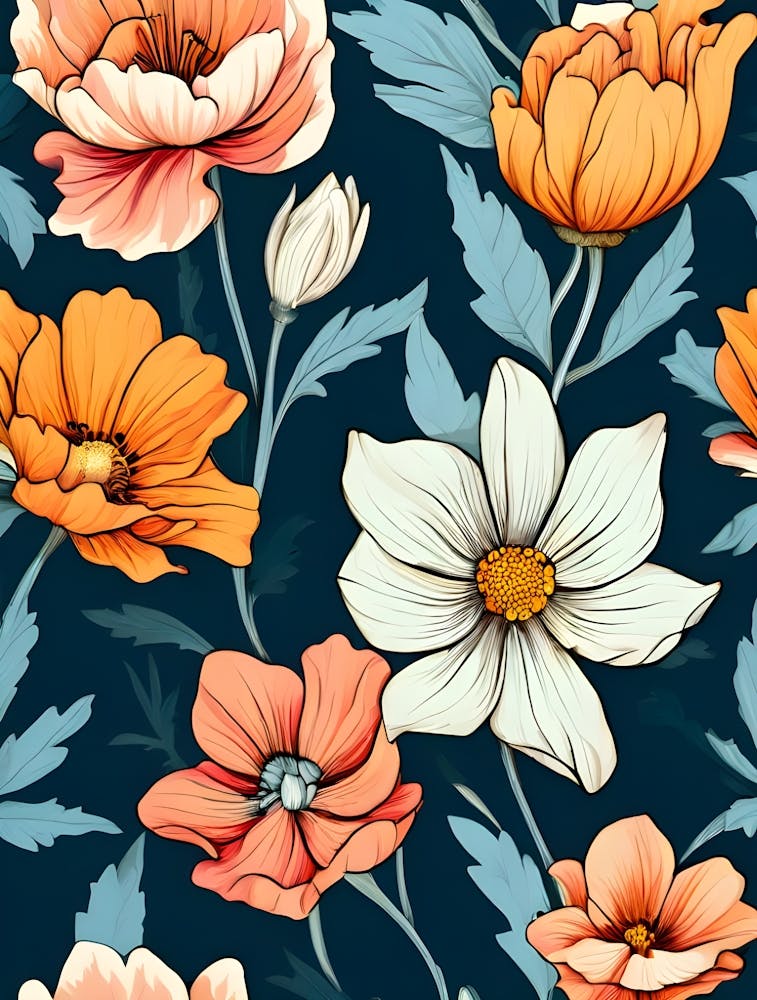 Seamless Floral Pattern 31