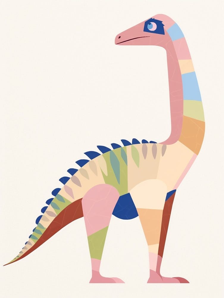 Nursery Dinosaur Art Oviraptor 4