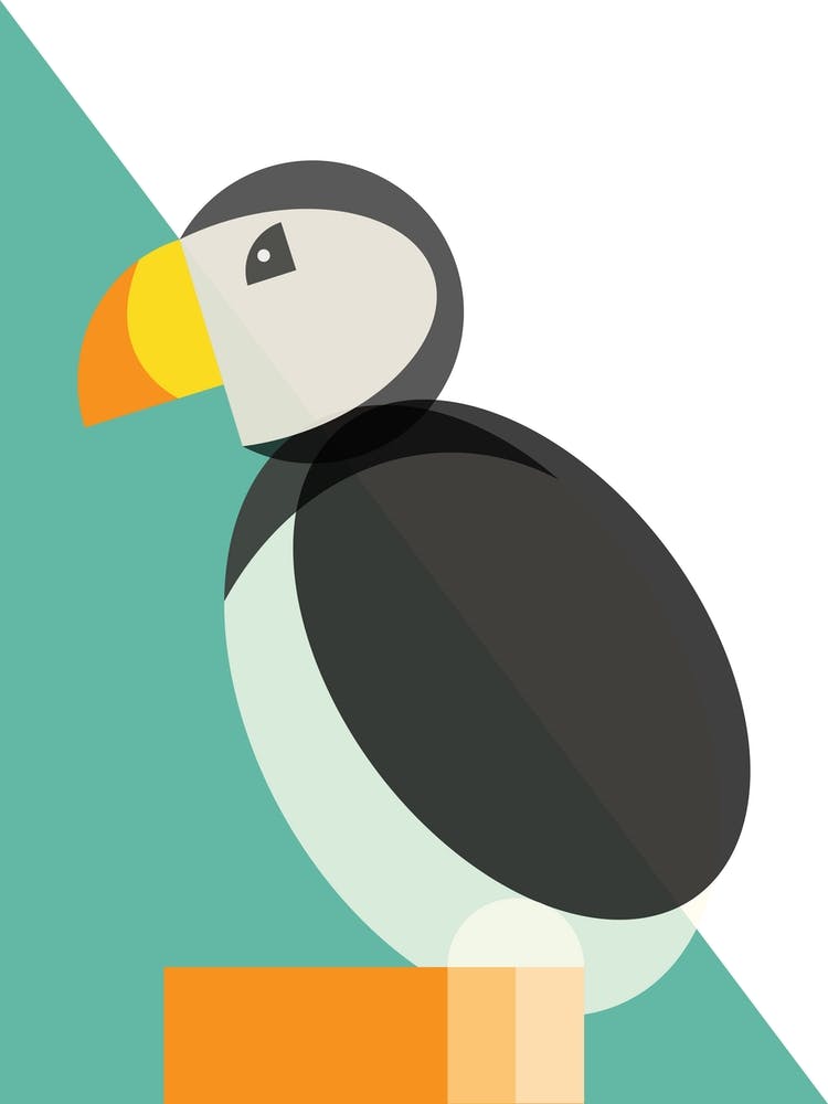 Geometric Puffin