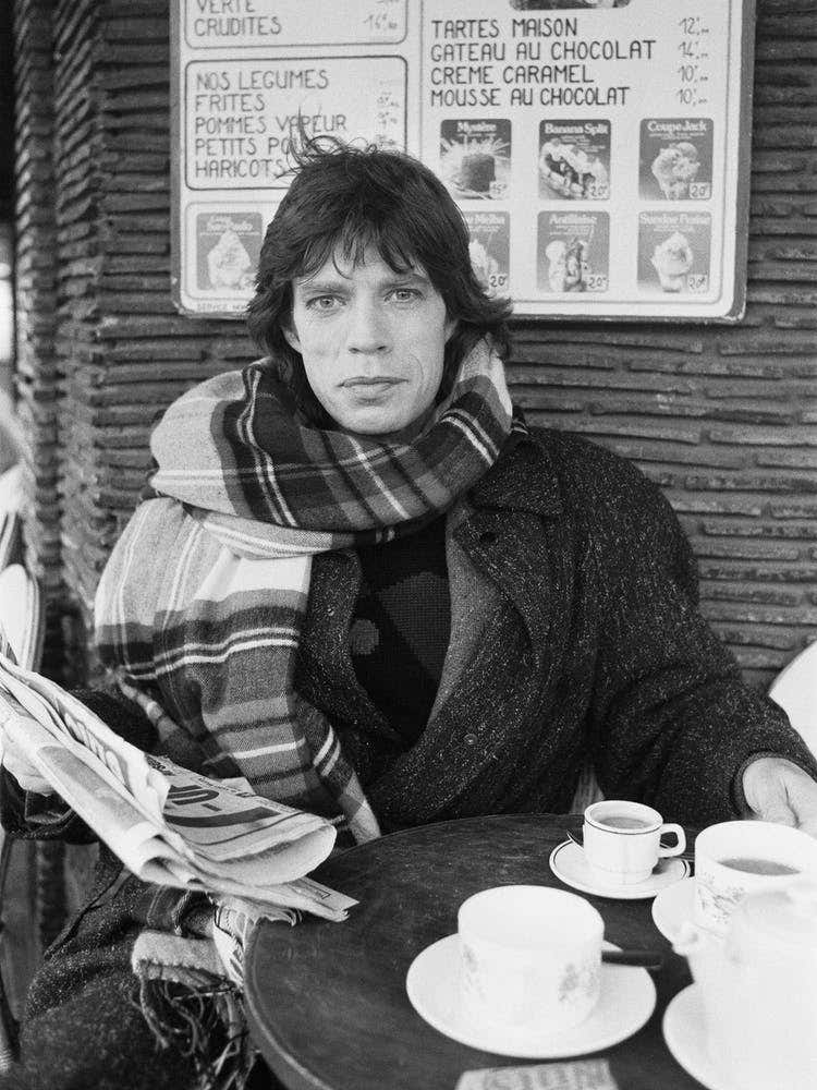 Mick Jagger Lead Singer With The Rolling Stones Pictured In Paris France In January 1985