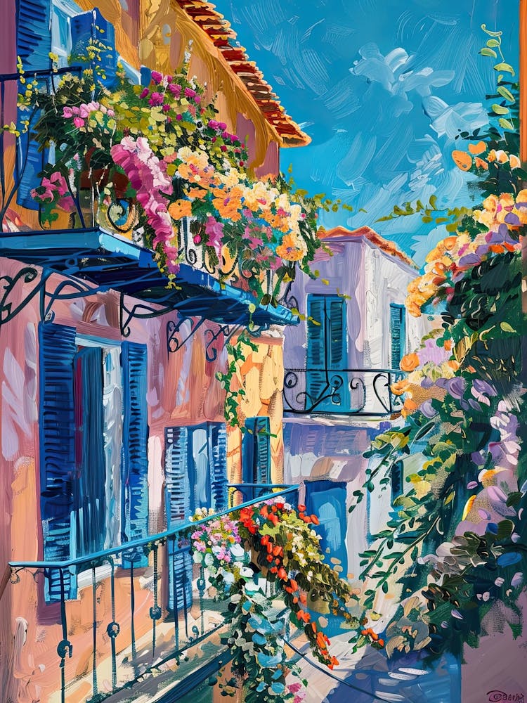 Balcony Painting In Larnaca 2